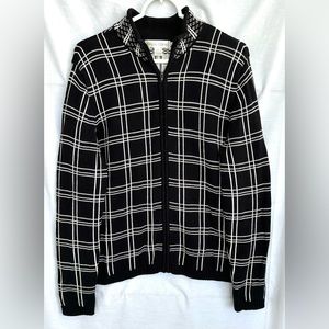 Casual Corner black & white jacket